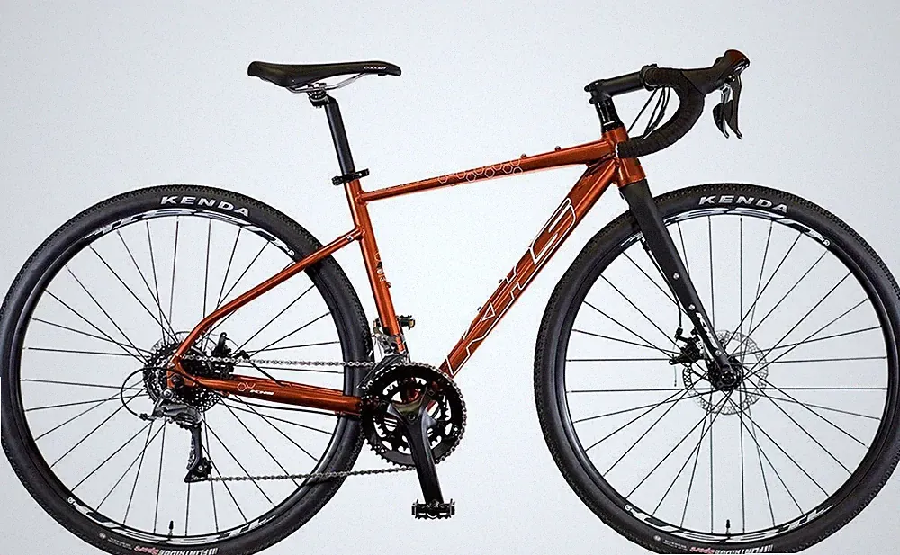 2025 KHS Medium Grit 110 700c Gravel Bike Alloy Frame Carbon Fork Shimano Claris