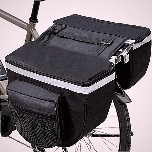 Bike Panniers 25L, Waterproof Saddle Bags for Bicycle Commuting and Mountain/...