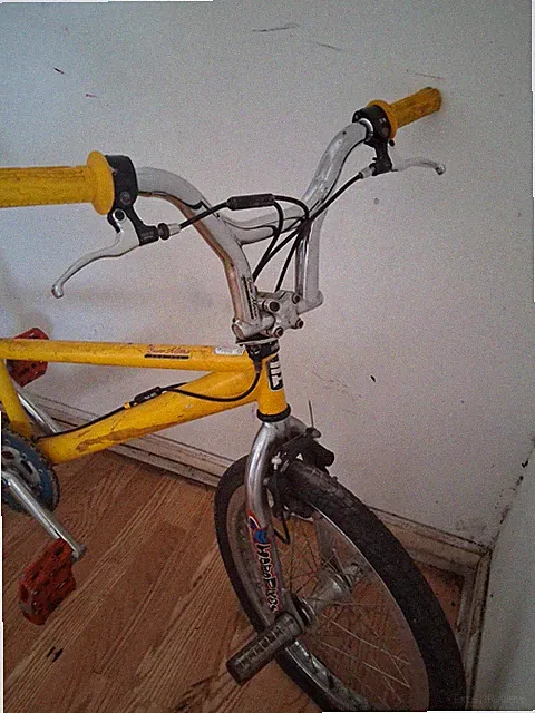 GT Dave Mirra 540 Air BMX Bike 20 in Yellow/Chrome Pegs 1-Speed Caliper Brake