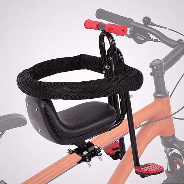 Kid's Bike Seat Front Mounted Child Bike Seat for Adult Bike，Bicycle Kids Chair