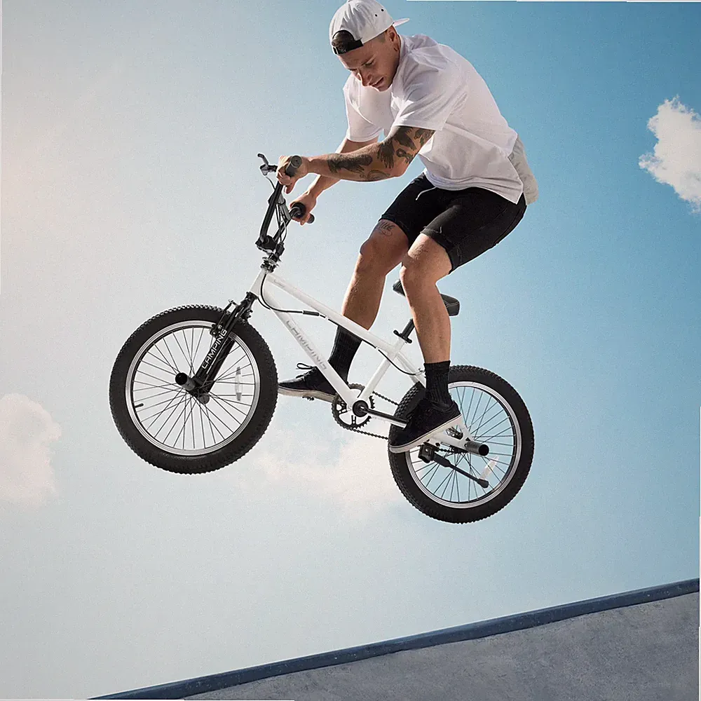 Ktaxon 20in BMX Bike, High-Carbon Steel Frame, 360 Degree Rotor, V-Brake, Four