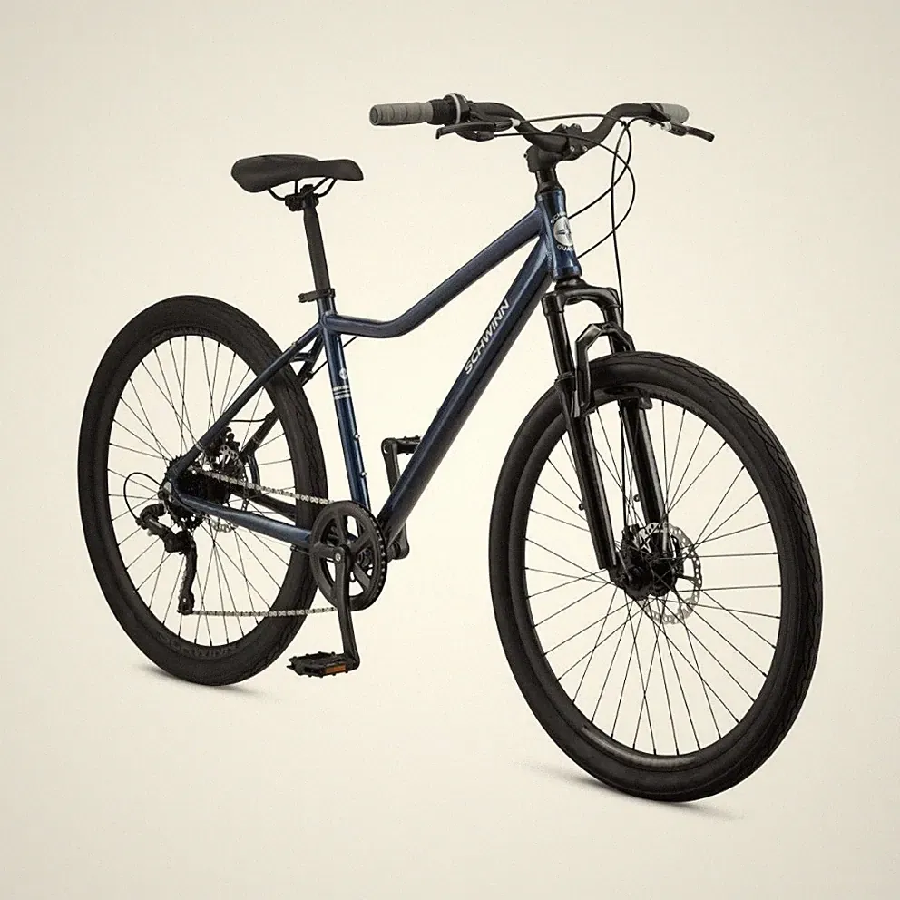 Schwinn Junction Urban Hybrid Bike 27.5" Wheels 7 Speed Adult Bicycle